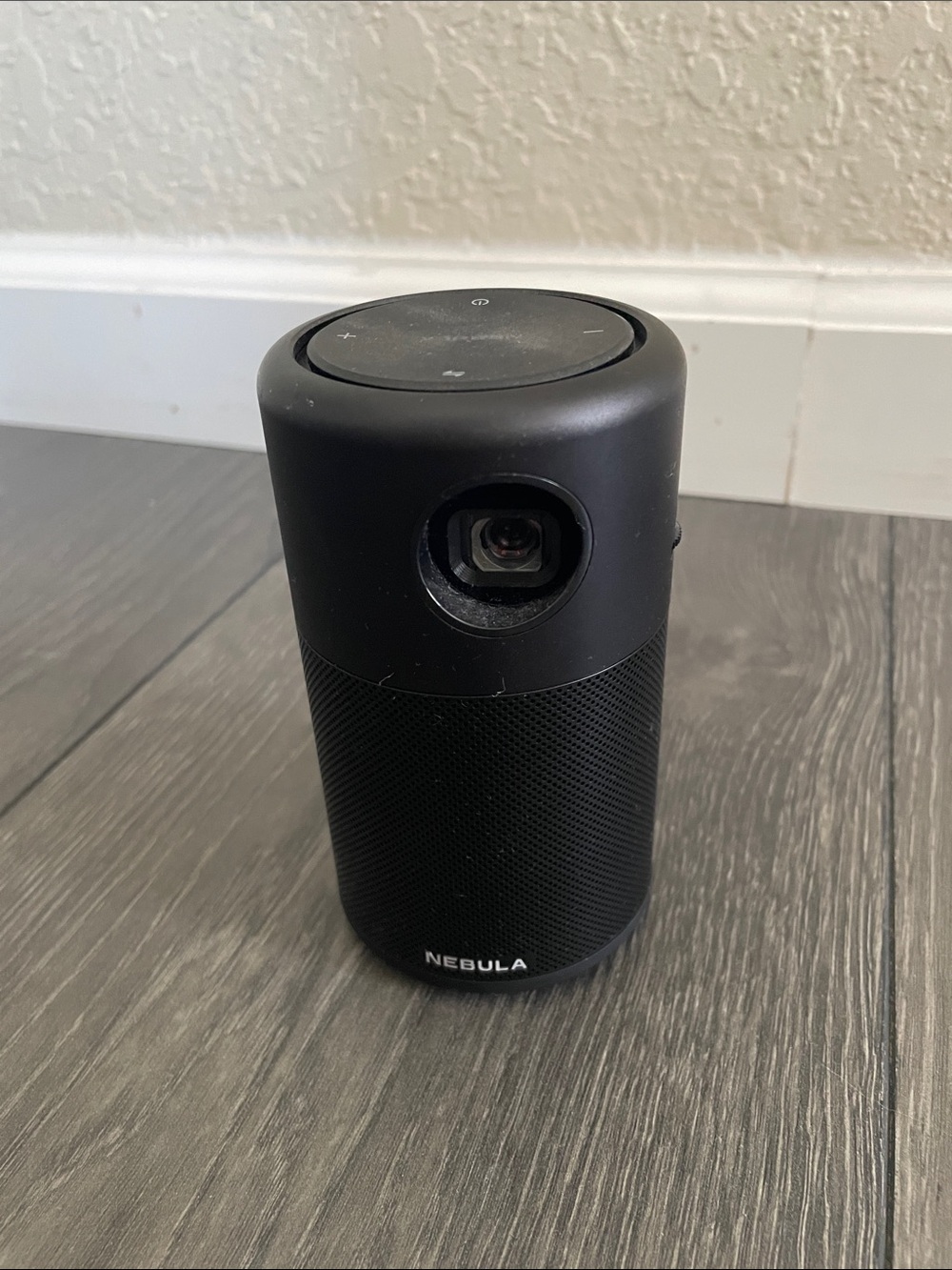 Nebula Portable Cylindrical Mini Projector in Black